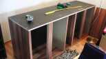 Unterschrank im Rohbau