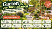 Der Artikel Garten geschickt planen: 10 einfache Tipps für mehr Struktur im Garten ist neu oder wurde geändert.