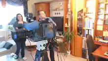 13.01.2014  Der Kameramann bei seiner Arbeit !