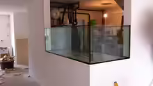 Das Aquarium steht (vor dem Umbau)