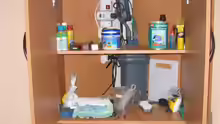 Technik im Unterschrank 