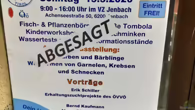 Absage von Veranstaltungen aufgrund des Corona-Virus