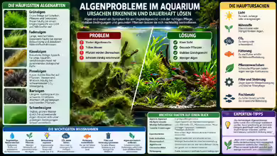 Algenprobleme im Aquarium: Ursachen erkennen und dauerhaft lösen