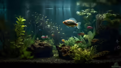 Alles im Fluss: So fügt sich das Aquarium perfekt in die Raumgestaltung ein