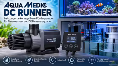 Aqua Medic DC Runner – regelbare Förderpumpen für Meerwasser- und Süßwasseraquarien