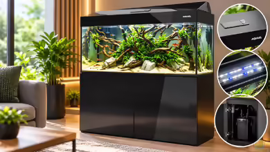 AQUAEL Glossy - Elegantes Designaquarium mit moderner Technik und hochwertiger Verarbeitung