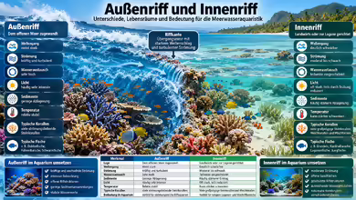 Außenriff und Innenriff - Unterschiede, Lebensräume und Bedeutung für die Meerwasseraquaristik