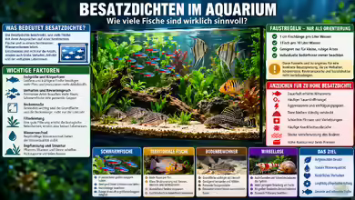 Besatzdichten im Aquarium: Wie viele Fische sind wirklich sinnvoll?