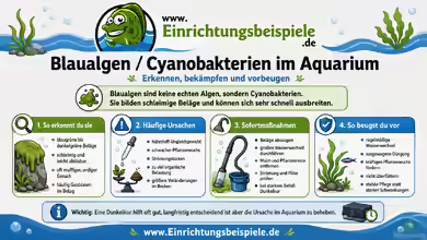 Blaualgen im Aquarium: Cyanobakterien erkennen, bekämpfen und dauerhaft vorbeugen