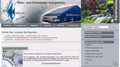 Brillant-Aquarium - Hersteller von Aquarien