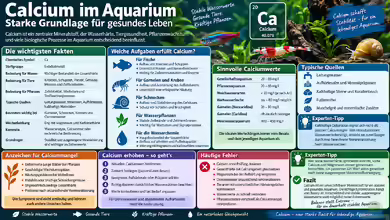 Calcium im Aquarium: Bedeutung, richtige Werte und sichere Anwendung