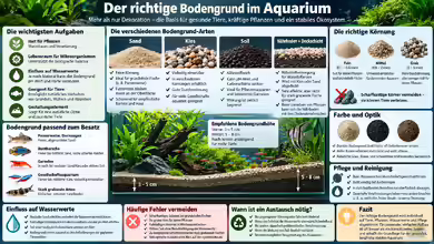 Der richtige Bodengrund im Aquarium