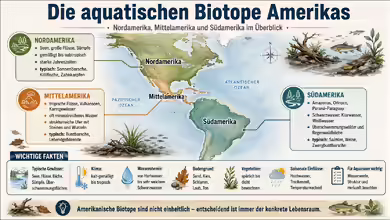 Die aquatischen Biotope Amerikas: Von nordamerikanischen Flüssen bis zu den Schwarzwasserwelten Südamerikas
