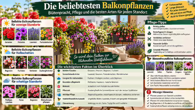 Die beliebtesten Balkonpflanzen: Blütenpracht, Pflege und die besten Arten für jeden Standort