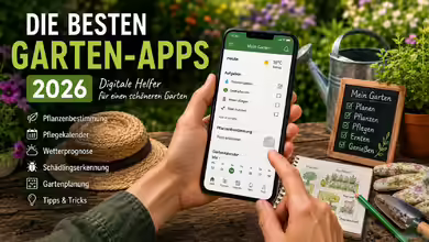 Die besten Garten-Apps 2026 - Digitale Helfer für Planung, Pflanzenbestimmung und Gartenpflege