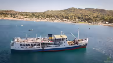 Die Insel Chizumulu im Malawisee