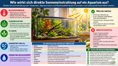 Direkte Sonneneinstrahlung: So wirkt sie sich auf dein Aquarium aus