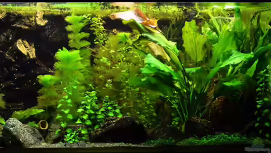 Eckaquarium von Techniker