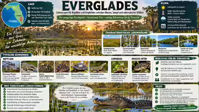Everglades: Lebensraum für Reptilien und Amphibien zwischen Wasser, Sumpf und subtropischer Wildnis
