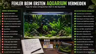 Fehler beim ersten Aquarium vermeiden - Die häufigsten Anfängerfehler und wie der erfolgreiche Einstieg in die Aquaristik gelingt