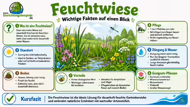 Feuchtwiese im Garten: Lebensraum, Anlage, Pflege und passende Pflanzen