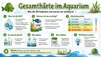 Gesamthärte im Aquarium: Bedeutung, Messung und richtige Einstellung