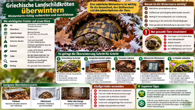 Griechische Landschildkröten überwintern - Winterstarre richtig vorbereiten und durchführen