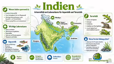 Indien: Artenvielfalt und Lebensräume für Aquaristik und Terraristik