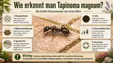 Invasive Ameisen in Deutschland: Tapinoma magnum, die Große Drüsenameise