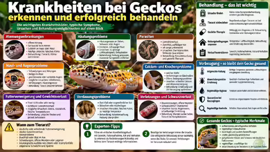 Krankheiten bei Geckos erkennen und erfolgreich behandeln