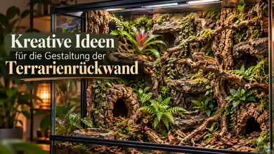 Kreative Ideen für die Gestaltung der Terrarienrückwand