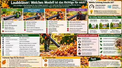 Laubbläser: Welches Modell ist das richtige für mich?
