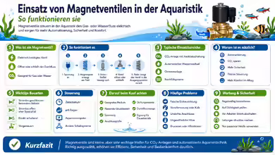 Magnetventile: So werden sie in der Aquaristik eingesetzt