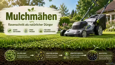 Mulchmähen: So wird der Rasenschnitt zum natürlichen Dünger für einen gesunden Garten
