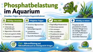 Phosphatbelastung im Aquarium: Ursachen erkennen und Werte dauerhaft senken