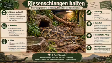 Riesenschlangen halten: Haltung, Sicherheit und Verantwortung im Terrarium