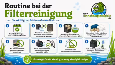 Routine bei der Filterreinigung: So bleibt der Aquariumfilter dauerhaft leistungsfähig