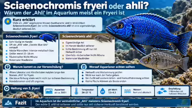 Sciaenochromis fryeri oder ahli? Warum der ´Ahli´ im Aquarium meist ein Fryeri ist