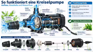 So funktioniert eine Kreiselpumpe - Technik, Aufbau und Einsatz im Aquarium