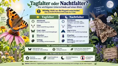 Tagfalter oder Nachtfalter: So lassen sich Schmetterlinge richtig unterscheiden