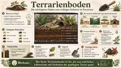 Terrarienboden: Das richtige Substrat für ein gesundes und naturnahes Terrarium