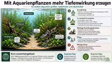 Tiefenwirkung im Aquarium: So ordnest du Aquarienpflanzen richtig an