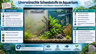 Unerwünschte Schwebstoffe im Aquarium: Ursachen erkennen und Wasser dauerhaft klären