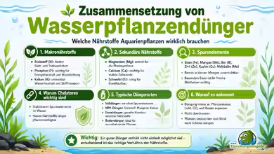 Zusammensetzung von Wasserpflanzendünger: Diese Nährstoffe brauchen Aquarienpflanzen