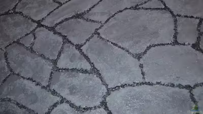 ....dann habe ich die Platte mit Kleister gestrichen, Quarzsand drauf gemacht und nochmal bemalt.  von gefjon (24)