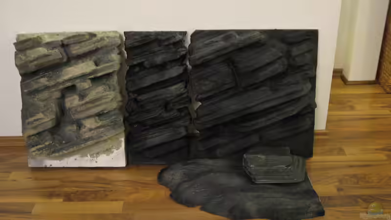 09.06.2014 Bodenmodul und mittleres Rückwandmodul farblich fertiggestellt. von der Theoretiker (34)