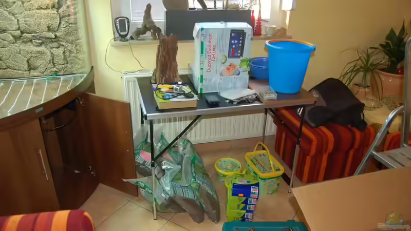 10.10.12 Der Arbeitsplatz zum Einrichten. Frau und Kinder wurden vorsichtshalber von Sven Seibert (5)