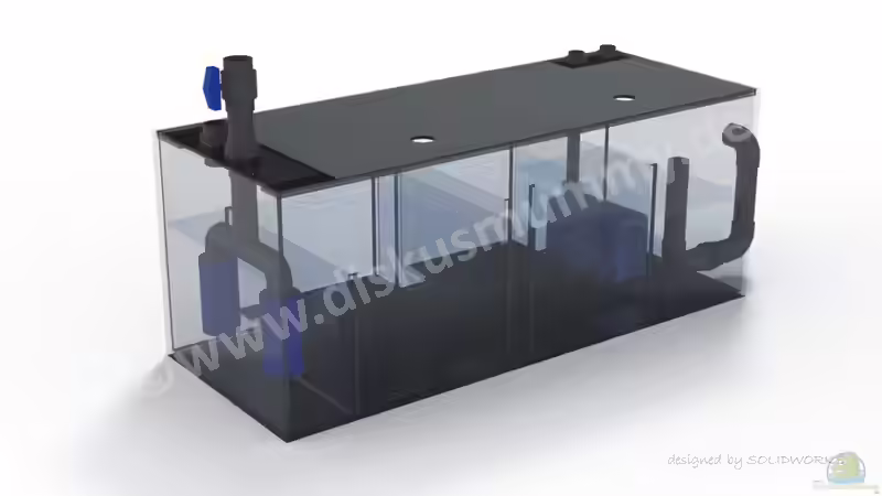 1000 Liter Diskus-Aquarium; Planung Filterbecken (Sonderanfertigung) von DiskusMummy (37)