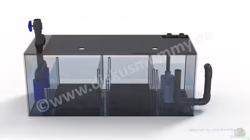 1000 Liter Diskus-Aquarium; Planung Filterbecken (Sonderanfertigung) von DiskusMummy (39)