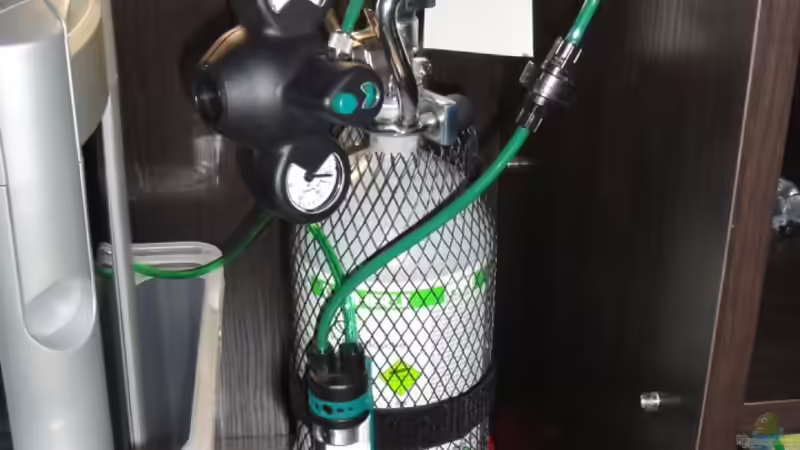 2 kg CO2 Flasche von Dennerle, Druckminderer, Blasenzähler von Dennerle von Fischkopp83 (24)